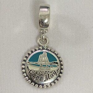 Pandora Cape May Lighthouse Exclusive Dangle Charm, S925 Silver Jewelry